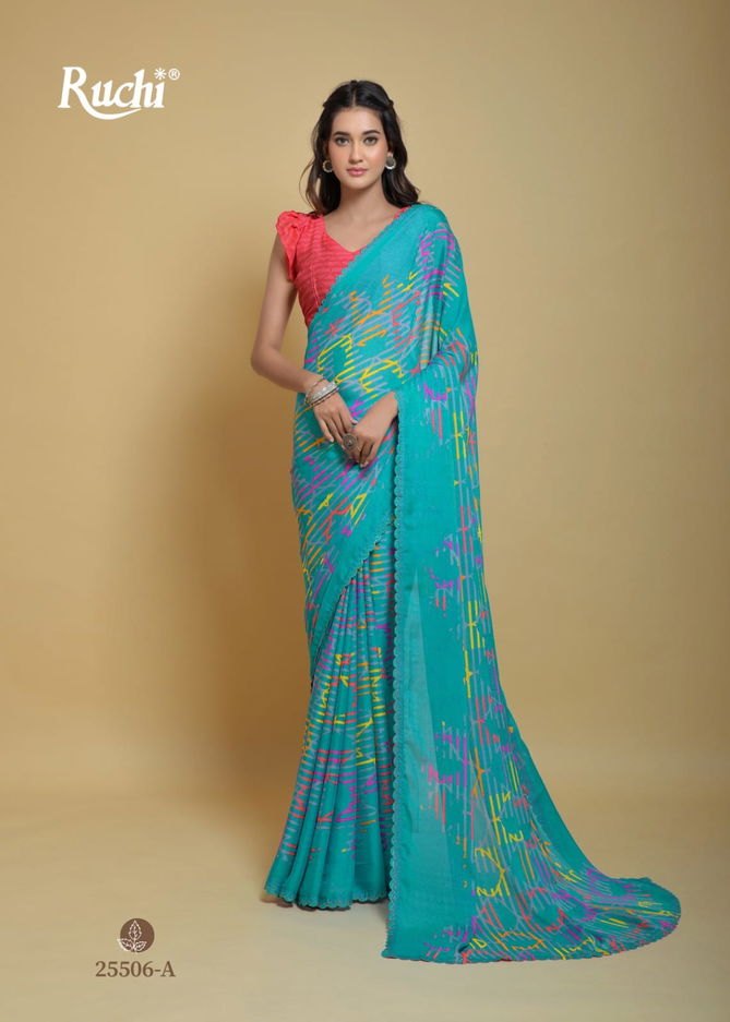  Raagsutra By Ruchi Silk Georgette Printed Sarees Catalog